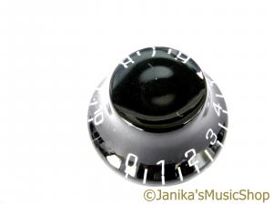 LES PAUL ELECTRIC GUITAR BLACK HAT KNOB